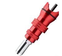 Autilyshop Set di adattatori per rivettatrice elettrica con 4 teste di rivetto in acciaio legato manico staccabile e asta di collegamento esagonale per trapani al litio senza fili per la casa a