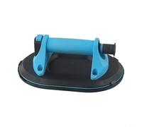 Autilyshop Sollevatore manuale a ventosa per piastrelle di vetro e piastre metalliche, capacità di carico 200 kg, tripla tenuta, diametro 247 mm, camera a vuoto industriale blu nera (scatola di carta)