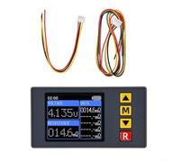 Autilyshop TS457 Tester di tensione e resistenza interna DC5V AC quattro fili voltmetro regolabile per la misurazione della qualità della batteria da 0,001 V a 45,00 V Gamma da 0,1 mΩ a 6,999 mΩ gamma