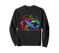 Autism Awareness Acceptance Month Infinity Symbol Felpa