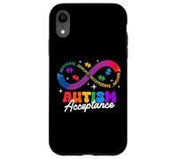 Autism Awareness Acceptance Shirt Infinity Symbol Man Women Custodia per iPhone XR