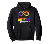 Autism Awareness Acceptance Shirt Infinity Symbol Man Women Felpa con Cappuccio