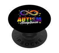 Autism Awareness Acceptance Shirt Infinity Symbol Man Women PopSockets PopGrip Adesivo