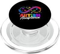Autism Awareness Acceptance Shirt Infinity Symbol Man Women PopSockets PopGrip per MagSafe