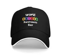 Autism Awareness Day Gift Uomo Donna Berretto da Baseball Traspirante Snapback cap Regolabile Cappellino da Baseball per All'Aperto Estivo Pesca