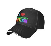 Autism Awareness I Love Someone with Autism Uomo Donna Berretto da Baseball Sportivo Snapback cap Moda Cappellino da Baseball per Estivo Tennis Pesca