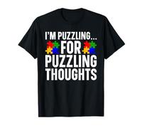 Autism Awareness - nel Puzzle for Puzzling Thoughts Maglietta