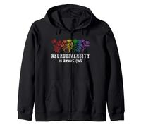 Autism Awareness Neurodiversity Is Beautiful ADHD Felpa con Cappuccio