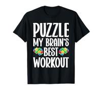 Autism Awareness - Puzzle My Brain Best Workout - Puzzle Maglietta