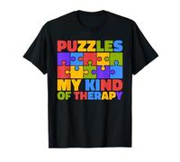 Autism Awareness - Puzzle My Kind of Therapy - Puzzle Maglietta