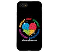 Autism Awareness Respect Love Support Blue Autism Custodia per iPhone SE (2020) / 7/8