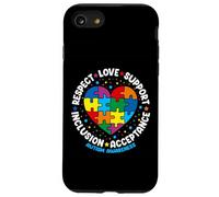 Autism Awareness Respect Love Support Blue Autism Custodia per iPhone SE (2020) / 7/8