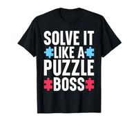 Autism Awareness - Solve It Like a Puzzle Boss - Puzzle Maglietta