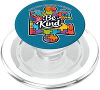 Autism Be Kind - Puzzle retrò ispirato alla consapevolezza PopSockets PopGrip per MagSafe