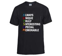 Autism Consapevolezza Always Unico Adulto T-Shirt, (Beneficenza Benefici)