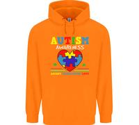 Autism Consapevolezza Autism Love Accept Asd Bambini Felpa con Cappuccio