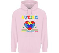 Autism Consapevolezza Autism Love Accept Asd Bambini Felpa con Cappuccio