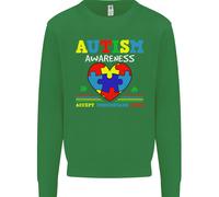 Autism Consapevolezza Autism Love Accept Asd Uomo Felpa Maglione