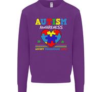 Autism Consapevolezza Autism Love Accept Asd Uomo Felpa Maglione