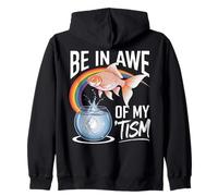 Autism Funny Be In Awe Of My 'Tism Meme Autistic Goldfish Felpa con Cappuccio