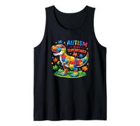 Autism Is My Superpower Autism Awareness Dinosaur Ragazzi Bambini Canotta