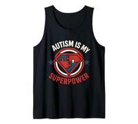 Autism Is My Superpower Puzzle Scudo Pezzo Orgoglio Autismo Canotta
