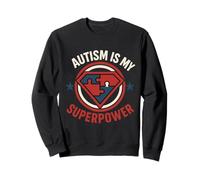 Autism Is My Superpower Puzzle Scudo Pezzo Orgoglio Autismo Felpa