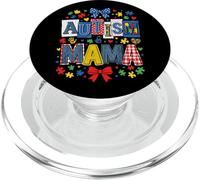Autism Mama Bow Mental Health PopSockets PopGrip per MagSafe