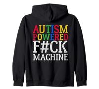 Autism Powered F#Ck Machine Autism Awareness Meme Vintage Felpa con Cappuccio