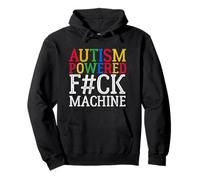 Autism Powered F#Ck Machine Autism Awareness Meme Vintage Felpa con Cappuccio