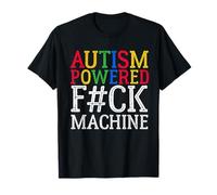 Autism Powered F#Ck Machine Autism Awareness Meme Vintage Maglietta