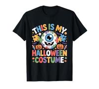 Autism Puzzle bulbo oculare di Halloween Costume Art Maglietta