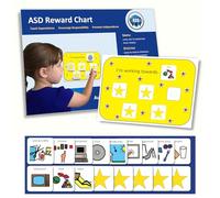 Autism Supplies and Developments Grafico dei Premi - Inglese (Prodotto di Comunicazione visiva in plastica Impermeabile per autismo, Bambini autistici)