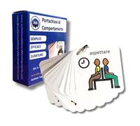 Autism Supplies and Developments Portachiavi Comportamento -Agenda Visiva Bambini Autismo -22 ABA Flashcards -CAA Giochi Montessori/Educativi -Ludattica -Regali Autistici -Italiano