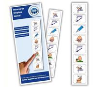 Autism Supplies and Developments- Programma dei Denti di Pulizia visiva in plastica (Spagnolo), Colore Spanish, Tee_ES