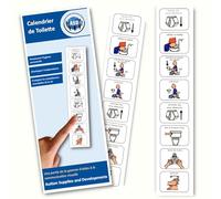 Autism Supplies and Developments- Programma di plastica Visual Toilet (Francese), Colore French, TOI_FR