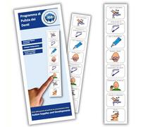 Autism Supplies and Developments Programma Spazzolino -Agenda Visiva Bambini Autismo - Vasino -Igiene Personale -CAA Giochi Montessori/Educativi -Ludattica -Regali Autistici -Italiano