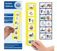 Autism Supplies and Developments- Routine Mattutina (Francese), Colore French, AM_FR