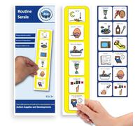 Autism Supplies and Developments Routine Serale Agenda Visiva Bambini Autismo - 12 Flashcards - Italiano - CAA Giochi Montessori e Educativi - Ludattica - Regali per Autistici