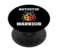 Autism Support Simple Quote autistic Warrior PopSockets PopGrip Adesivo
