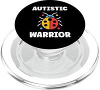 Autism Support Simple Quote autistic Warrior PopSockets PopGrip per MagSafe