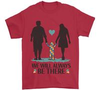 Autism We Will Always Be There Autism Uomo T-Shirt 100% Cotone