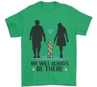 Autism We Will Always Be There Autism Uomo T-Shirt 100% Cotone