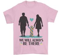 Autism We Will Always Be There Autism Uomo T-Shirt 100% Cotone