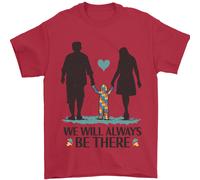 Autism We Will Always Be There Autism Uomo T-Shirt 100% Cotone