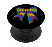 Autismo Consapevolezza Autistico Puzzle Pezzi Mamma Papà Insegnante Ragazza PopSockets PopGrip Adesivo