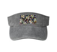 Autismo Consapevolezza Puzzle Pezzi Stampa Cuore Lavato Cappello Unico Vintage Fibbia Regolabile Classico Moda Casual Sport Caps, grigio, Taglia unica