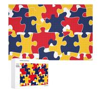 Autismo Consapevolezza Puzzle Puzzle per Adulti Famiglia Attività Giochi Home Decor Puzzle 1000 PCS