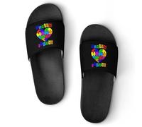 Autismo Cuore Puzzle Autismo Consapevolezza Delle Donne Casa Pantofole per Gli Uomini Doccia Slides Bagno Scarpe Sandali, Stile:, 40.5 EU