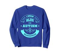 Autismo mamma che aumenta la consapevolezza indossare blu Felpa